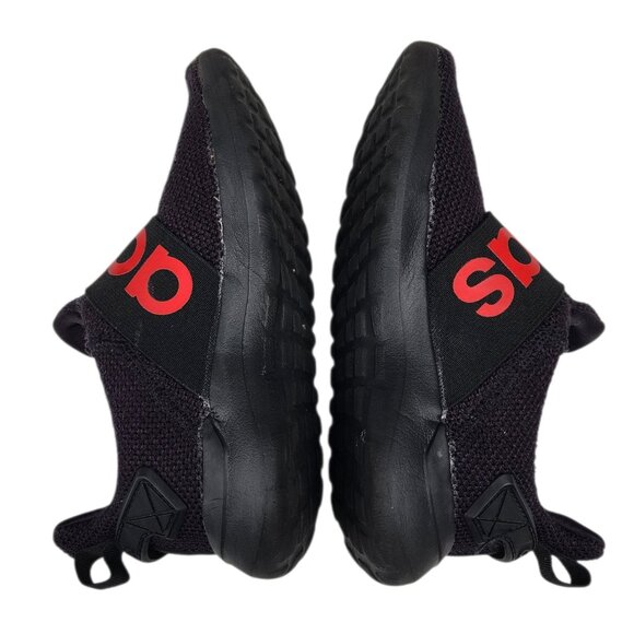 Adidas Lite Racer Adapt Sneakers Shoes Black Red FW7601 Size 11K - Picture 7 of 8